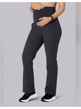 NWT Mandala • Maternity Pewter Jogger Scrub Pants - L (maternity)